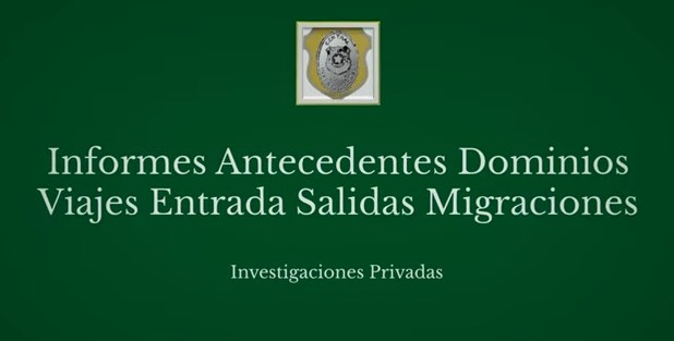 Informes Antecedentes - Migraciones - Dominios - Números